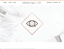 Tablet Screenshot of designquixotic.com